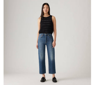 Levi's - Jeans Ribcage Straight Alla Caviglia Modello 72693-0218