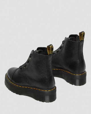 DR. Martens - Stivali platform in nappa lavorata Sinclair jadonblack