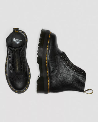 DR. Martens - Stivali platform in nappa lavorata Sinclair jadonblack